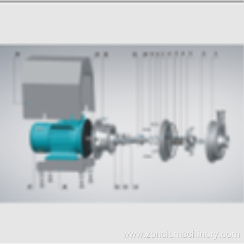 sanitary centrifugal pump stainless steel food grade pump